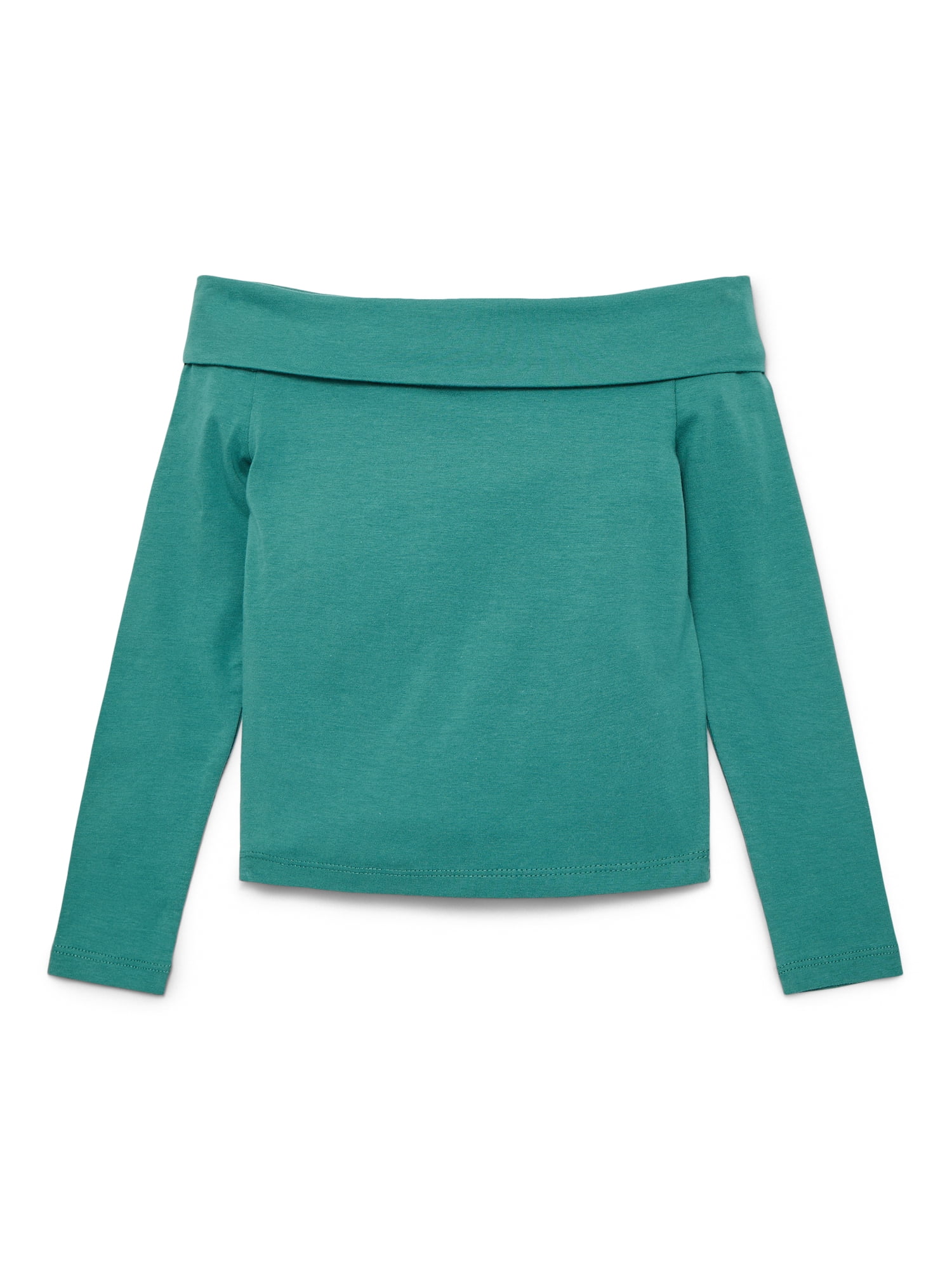 Weekend Academy Girls Off The Shoulder Top with Long Sleeves, Sizes 4-18