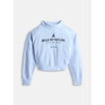 thumbnail image 1 of Weekend Academy Girls Mock Neck Graphic Sweatshirt, Sizes 4-18, 1 of 3