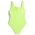 thumbnail image 1 of Weekend Academy Girls Henley Rib One Piece Swimsuit, Sizes 4-18, 1 of 3