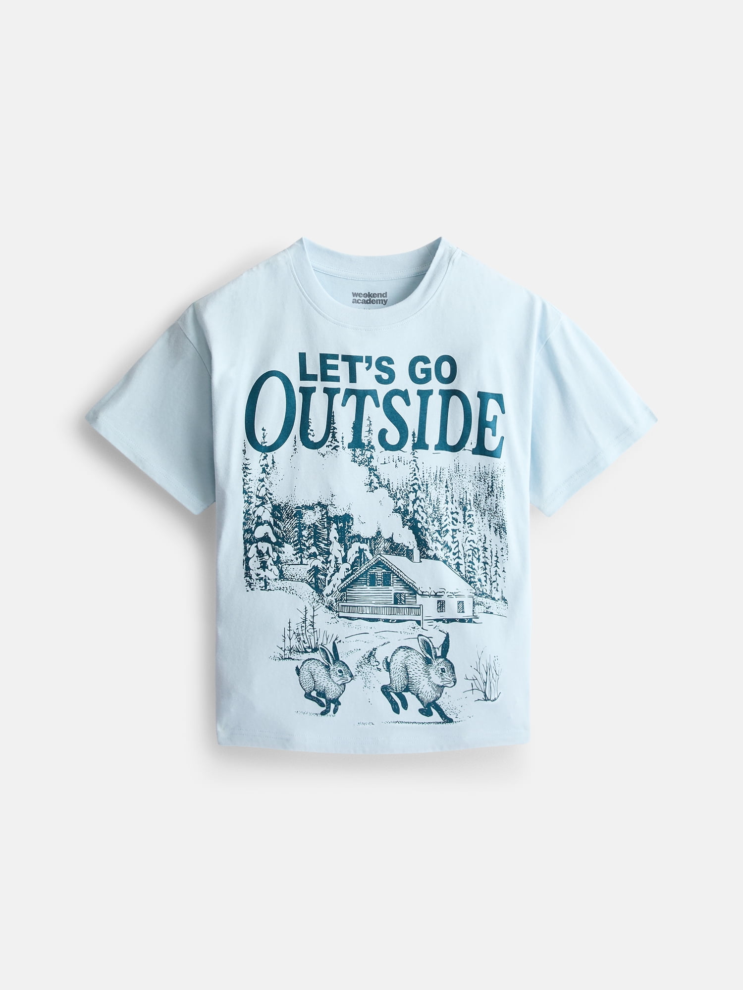 Girls Oversized Graphic Tee, Sizes 4-18