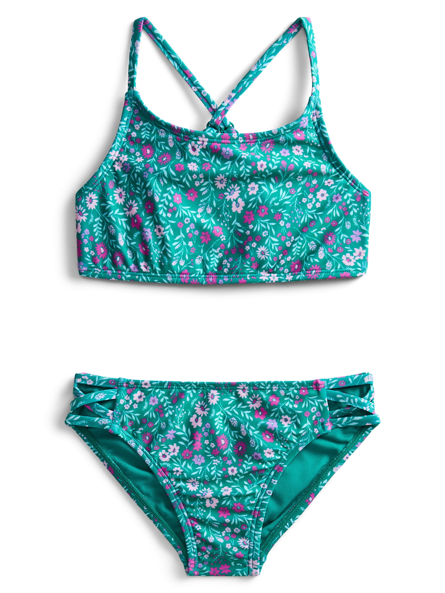 Weekend Academy Girls Print Bikini Swim Set, 2-Piece, Sizes 4-18
