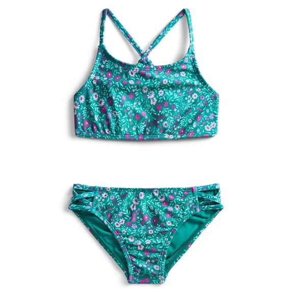 Weekend Academy Girls Print Bikini Swim Set, 2-Piece, Sizes 4-18