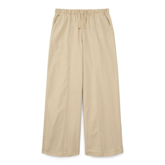 Weekend Academy Girls Elastic Waist Pull-On Pants, Sizes 4-18