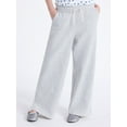 thumbnail image 1 of Weekend Academy Girls Rolled Waist Fleece Sweatpants, Sizes 4-18, 1 of 4