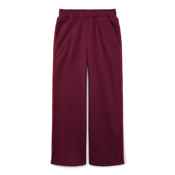 Weekend Academy Girls Rolled Waist Fleece Sweatpants, Sizes 4-18