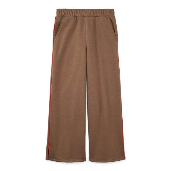 Weekend Academy Girls Rolled Waist Fleece Sweatpants, Sizes 4-18