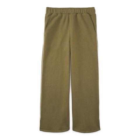 Girls Rolled Waist Fleece Sweatpants, Sizes 4-18