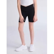 Weekend Academy Girls Seamless Biker Shorts, Sizes 4-18