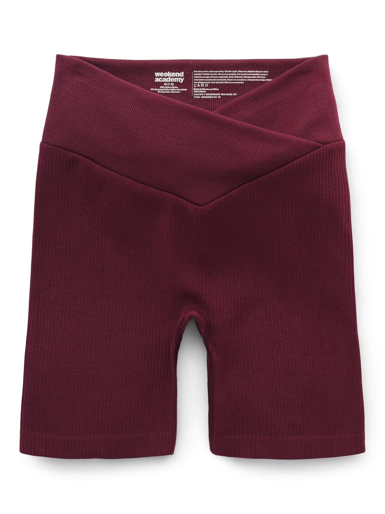 Weekend Academy Girls Seamless Short Sizes 4 18
