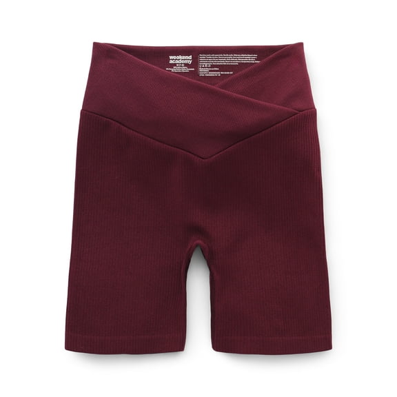 Weekend Academy Girls Seamless Biker Shorts, Sizes 4-18