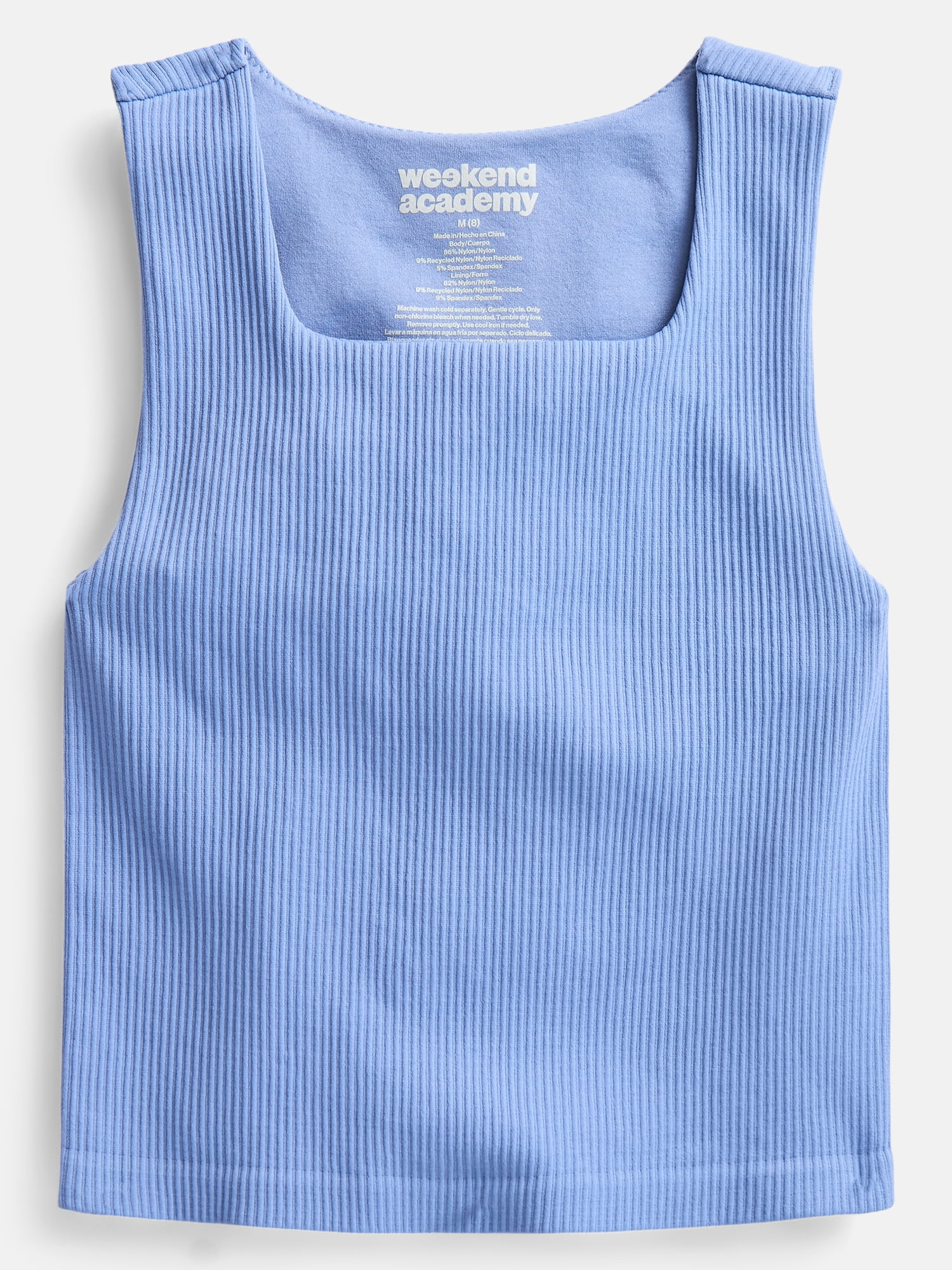 Weekend Academy Girls Seamless Tank Top, Sizes 4-18