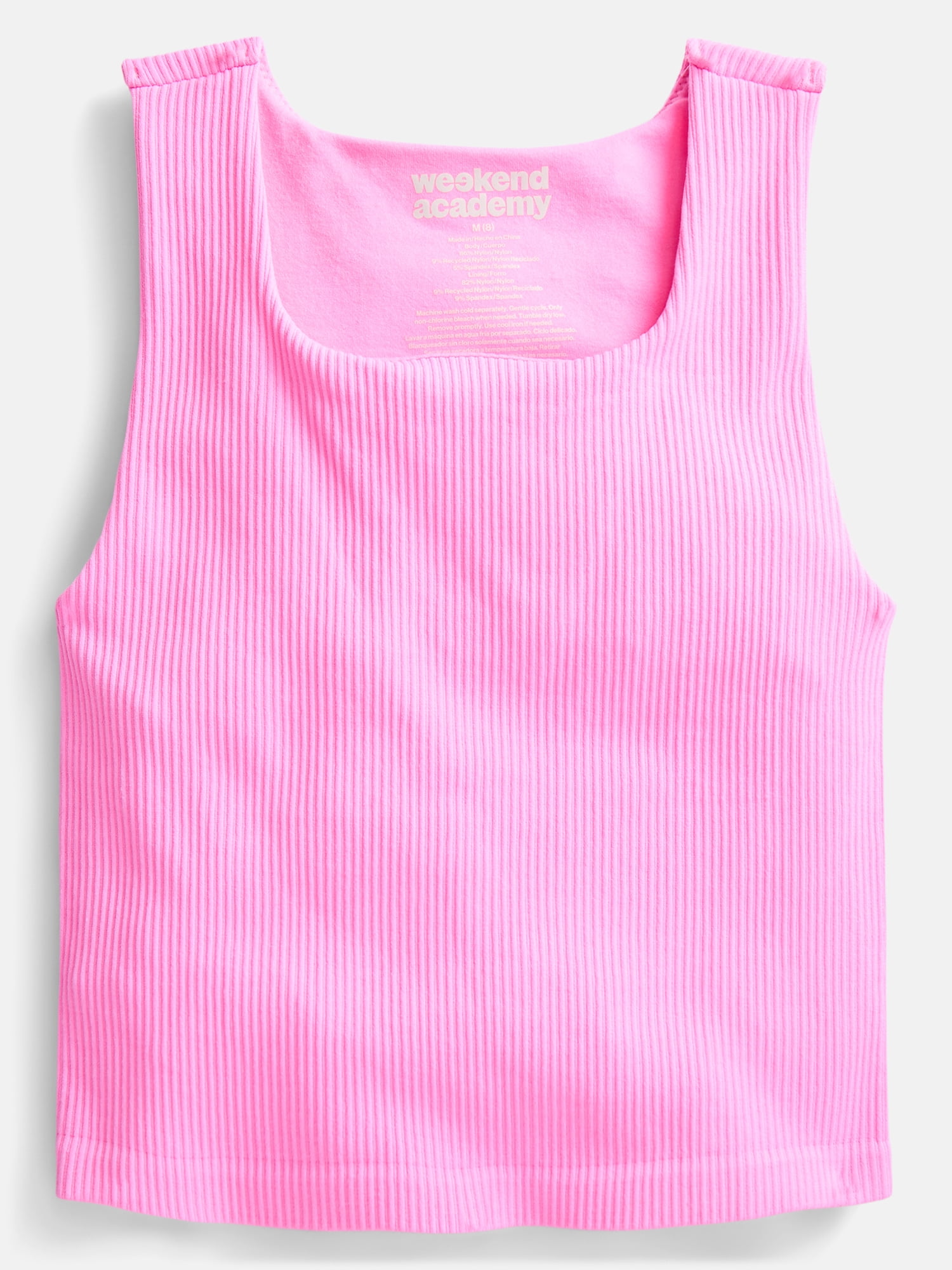 Weekend Academy Girls Seamless Tank Top, Sizes 4-18
