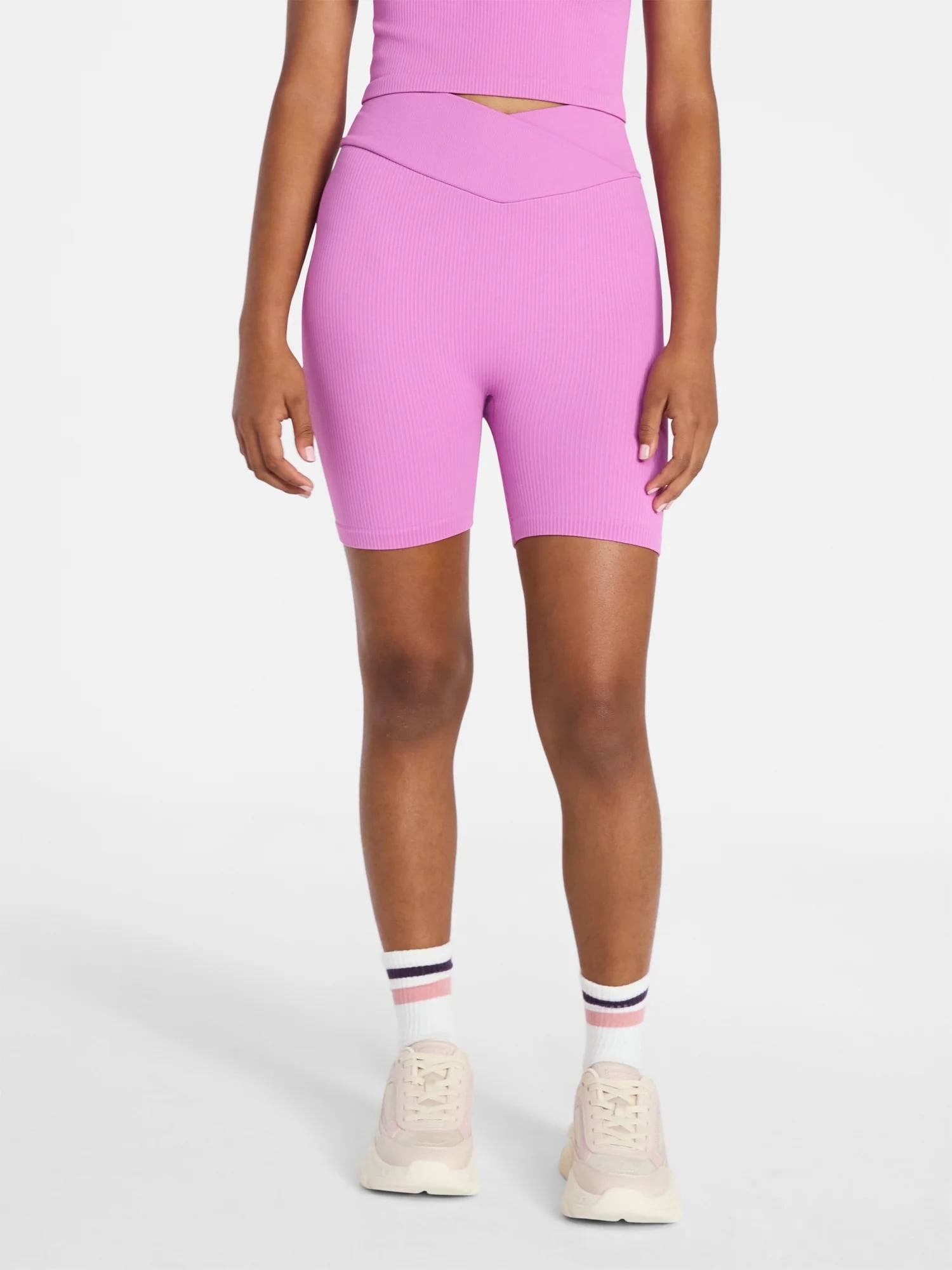 Weekend Academy Girls Seamless Rib Shorts, Sizes 4-18