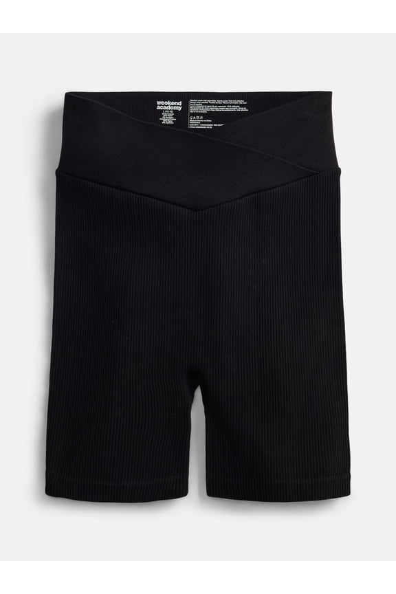 Girls Seamless Rib Shorts, Sizes 4-18