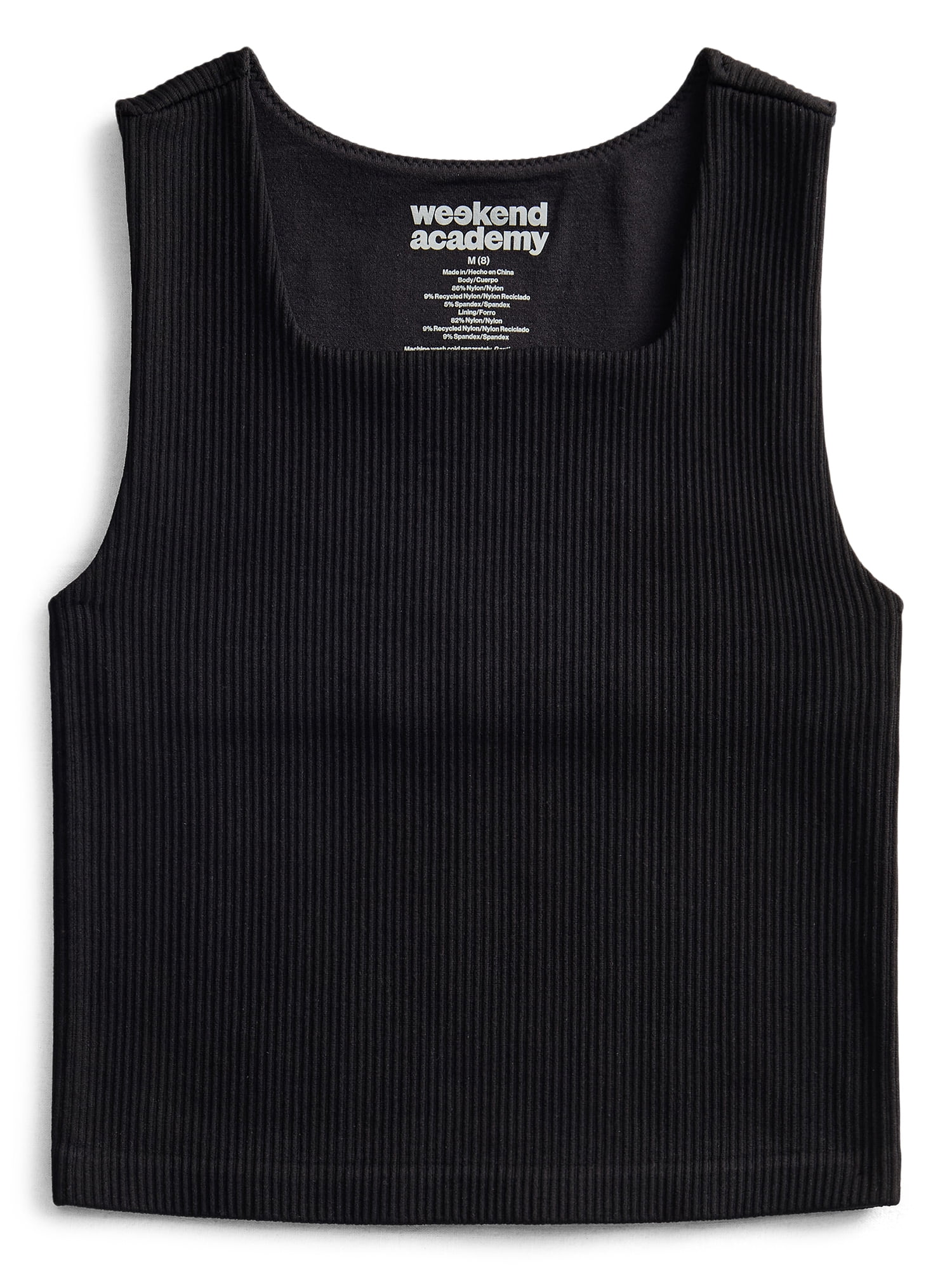 Weekend Academy Girls Seamless Tank Top, Sizes 4-18