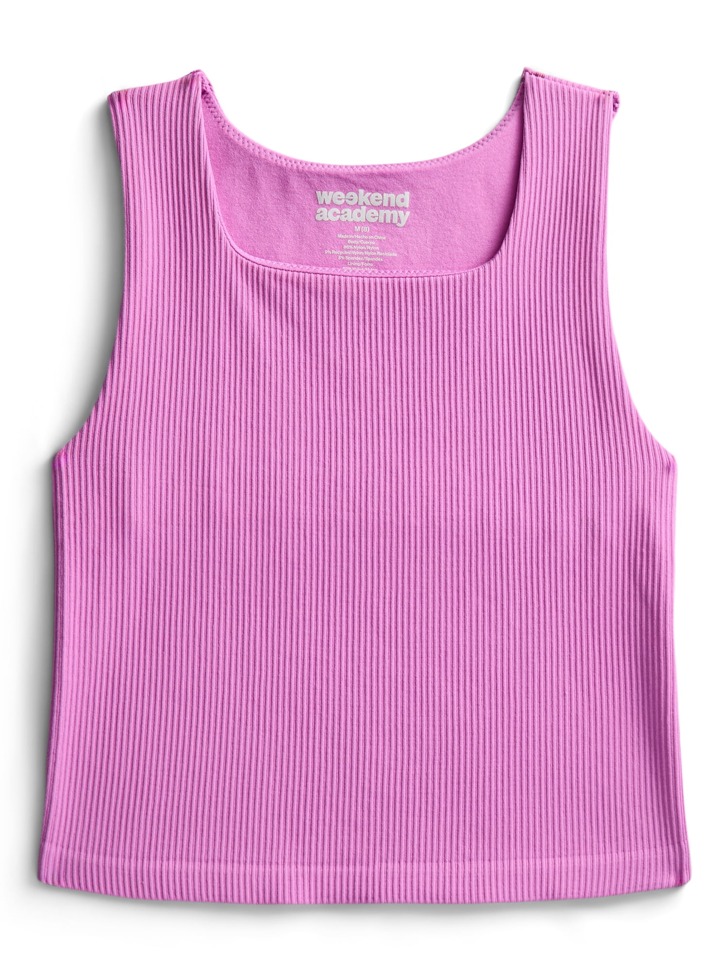 Weekend Academy Girls Seamless Tank Top, Sizes 4-18