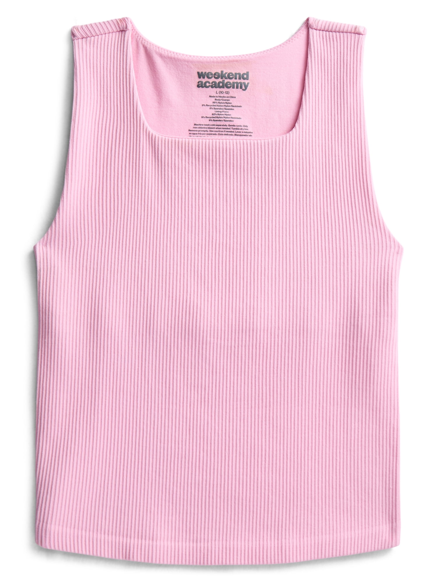 Weekend Academy Girls Seamless Tank Top, Sizes 4-18