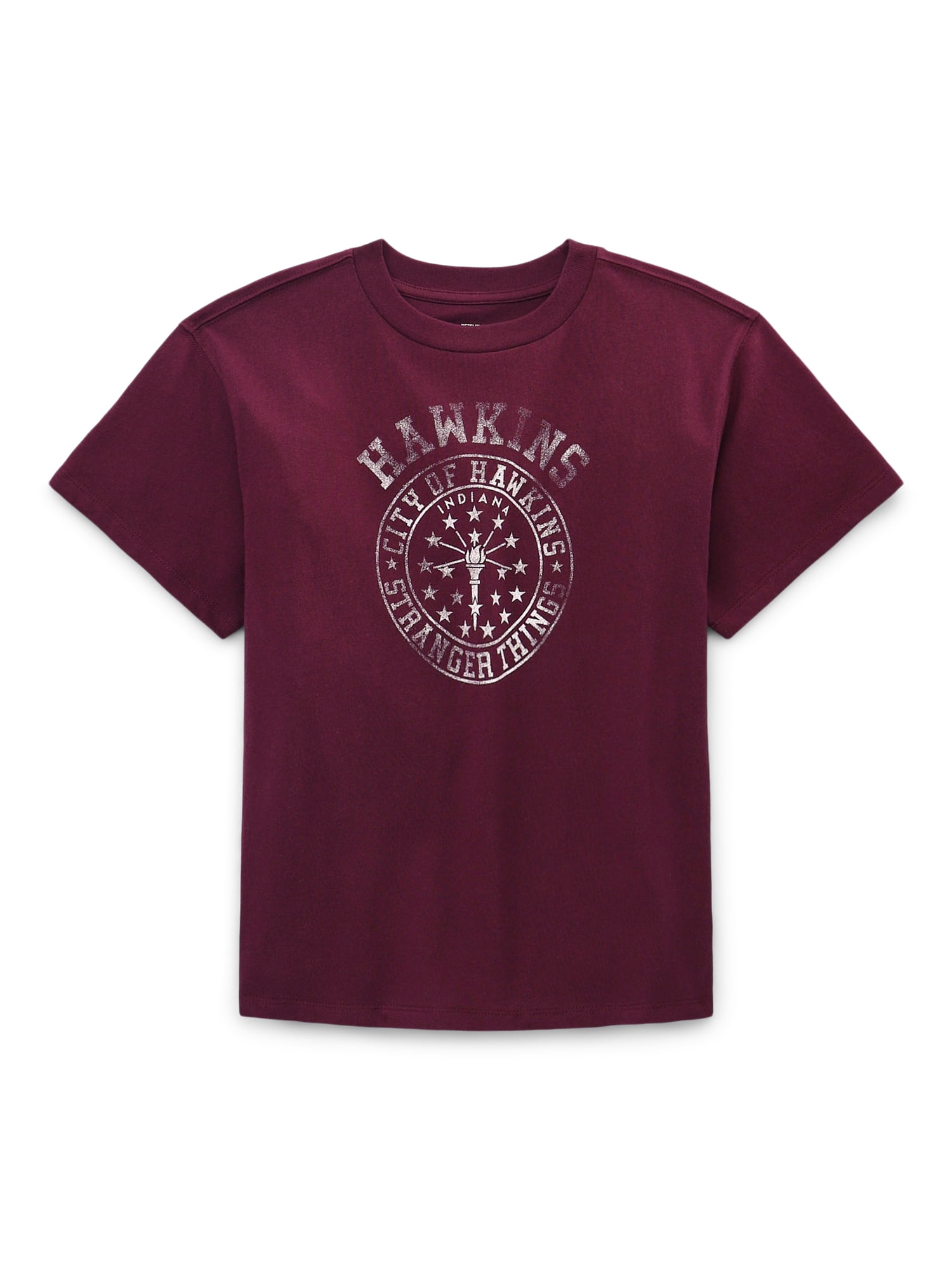 Weekend Academy Girls Short Sleeve Boxy Graphic T-Shirt, Sizes 4-18