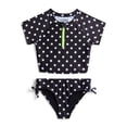 thumbnail image 1 of Weekend Academy Girls Short Sleeve Rash Guard and Bottoms Swim Set, 2-Piece, Sizes 4-18, 1 of 3