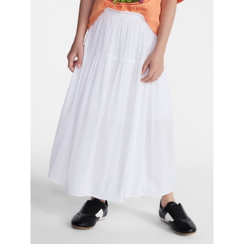 Girls Maxi Skirt with Side Tie, Sizes 4-18