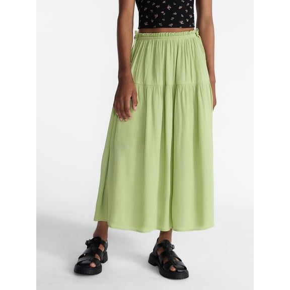 Weekend Academy Girls Maxi Skirt with Side Tie, Sizes 4-18