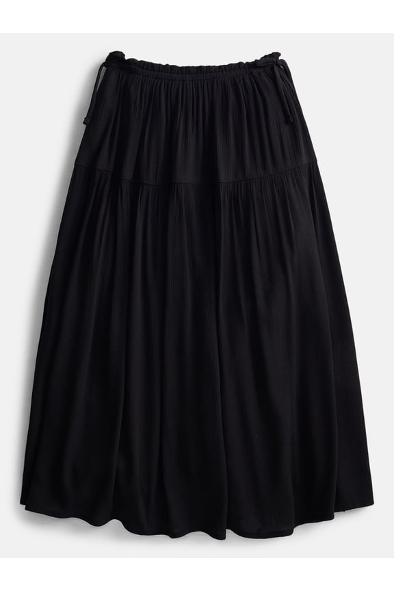 Girls Maxi Skirt with Side Tie, Sizes 4-18