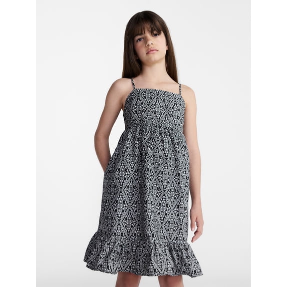 Weekend Academy Girls Sleeveless Cotton Babydoll Dress, Sizes 4-18