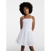 Weekend Academy Girls Smocked Ruffle Cotton Dress, Sizes 4-18
