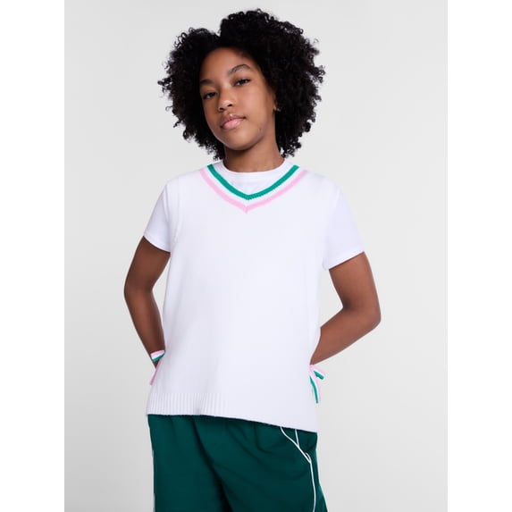 Weekend Academy Girls Sweater Vest, Sizes 4-18