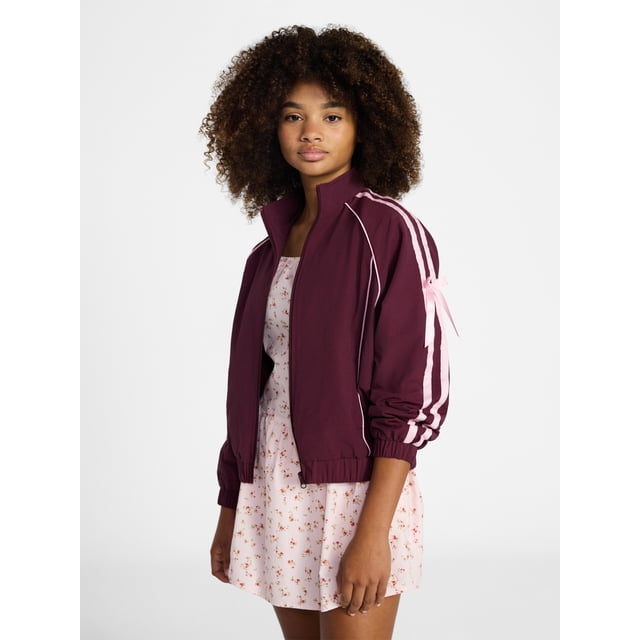 Weekend Academy Girls Bow Track Jacket, Sizes 4-18