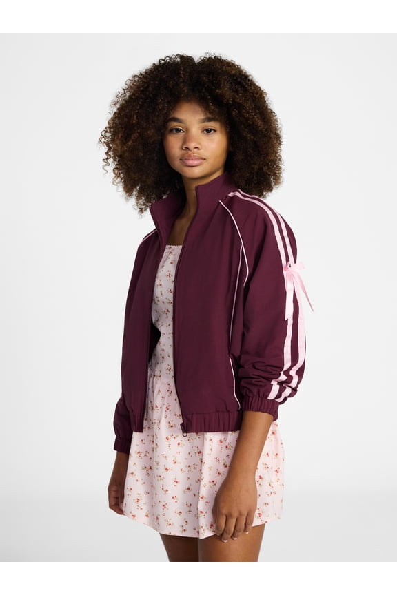 Girls Bow Track Jacket, Sizes 4-18