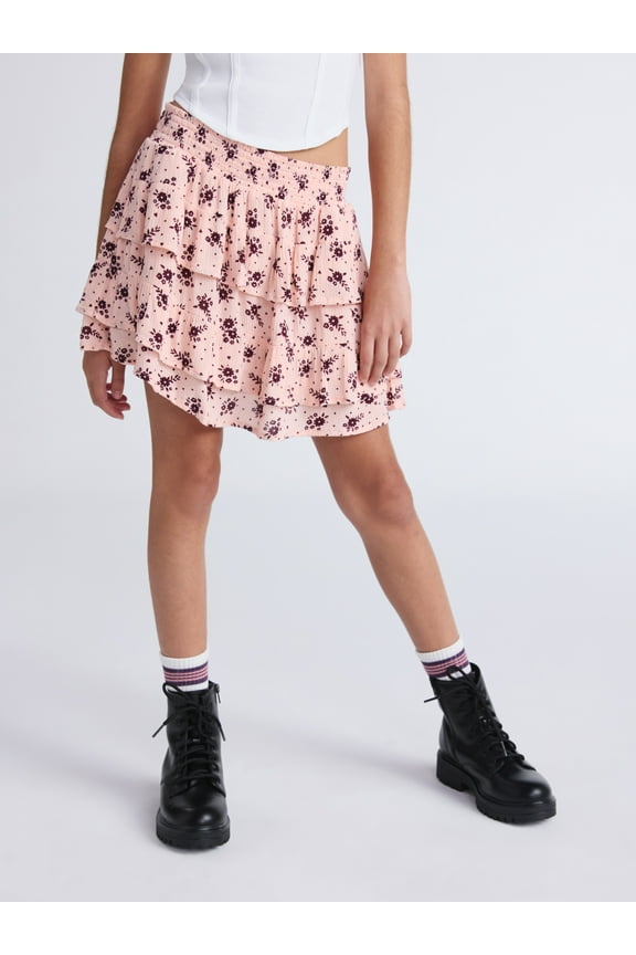 Girls Tiered Ruffle Skirt, Sizes 4-18