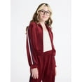 thumbnail image 1 of Weekend Academy Girls Velour Full Zip Hoodie, Size 4-18, 1 of 4