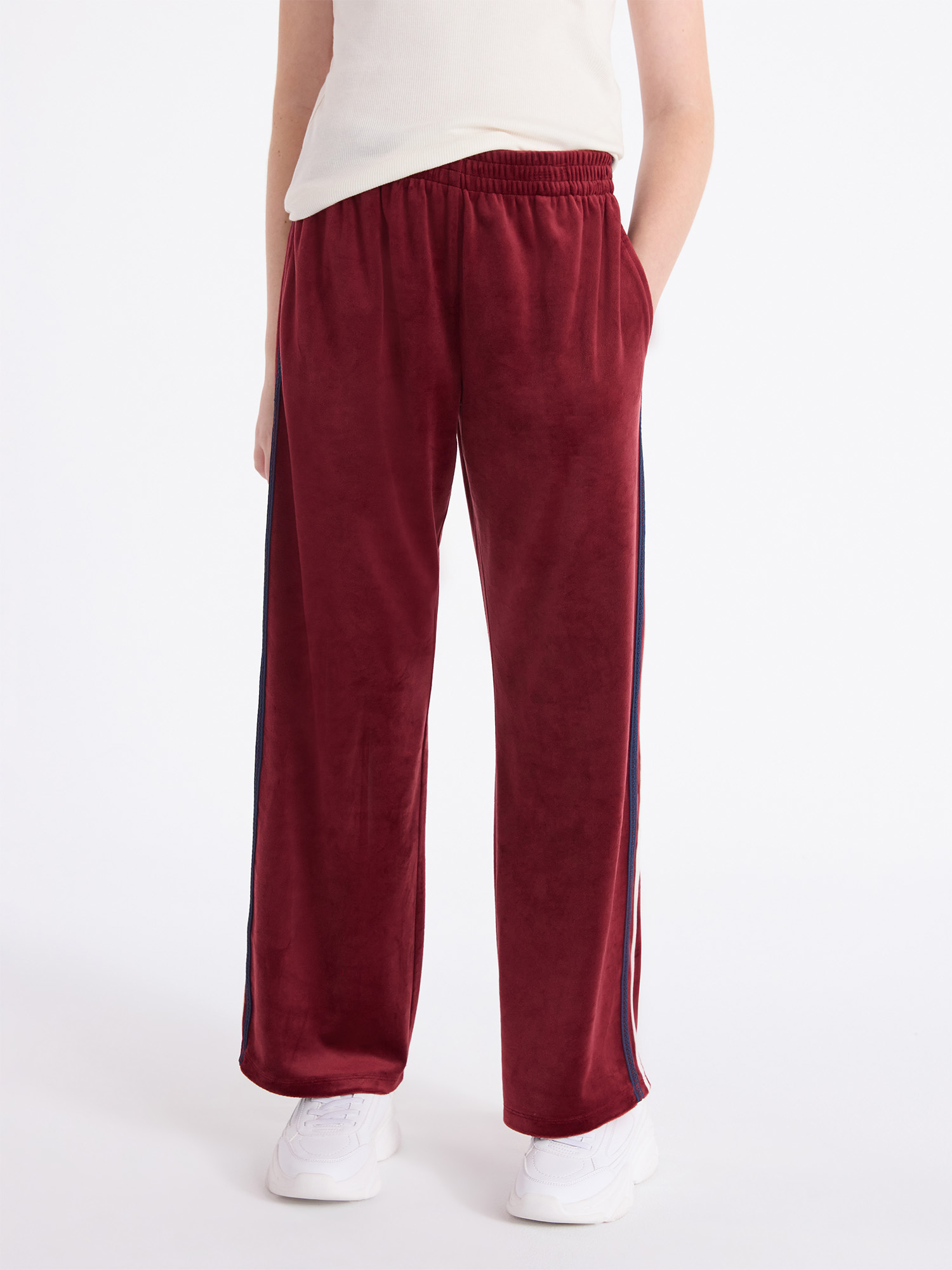 Weekend Academy Girls Velour Track Pants, Size 4-18