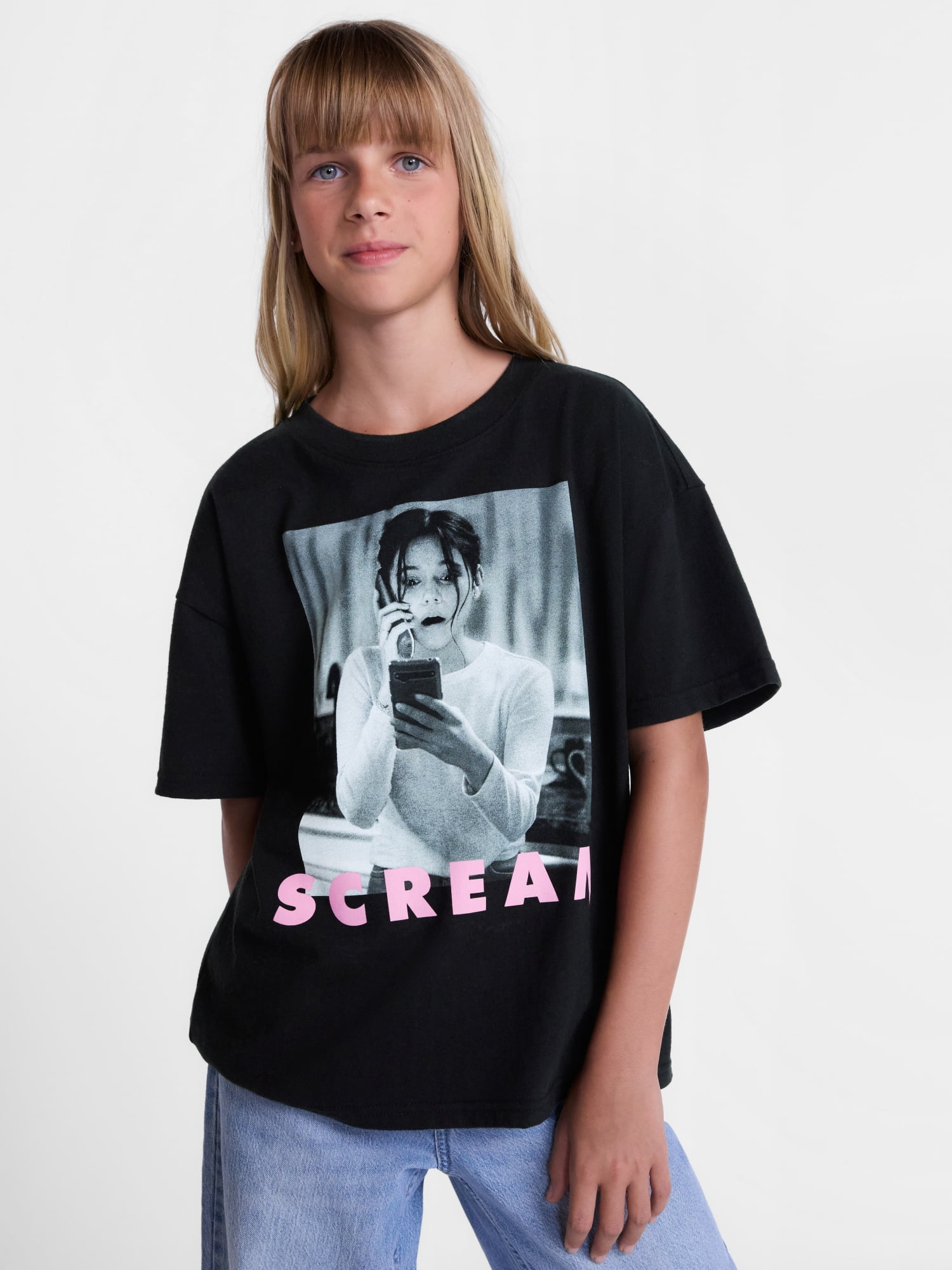 Weekend Academy Girls Oversized Graphic Tee, Sizes 4-18