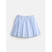 Weekend Academy Striped Button Front Pleated Skort, Sizes 4-18
