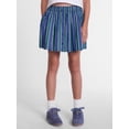 thumbnail image 1 of Weekend Academy Striped Button Front Pleated Skort, Sizes 4-18, 1 of 5