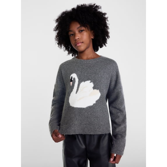 Weekend Academy Girls Graphic Sweater, Sizes 4-18