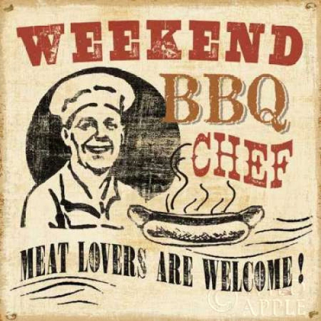 Weekend BBQ Chef Canvas Art - Pela Studio (24 x 24)