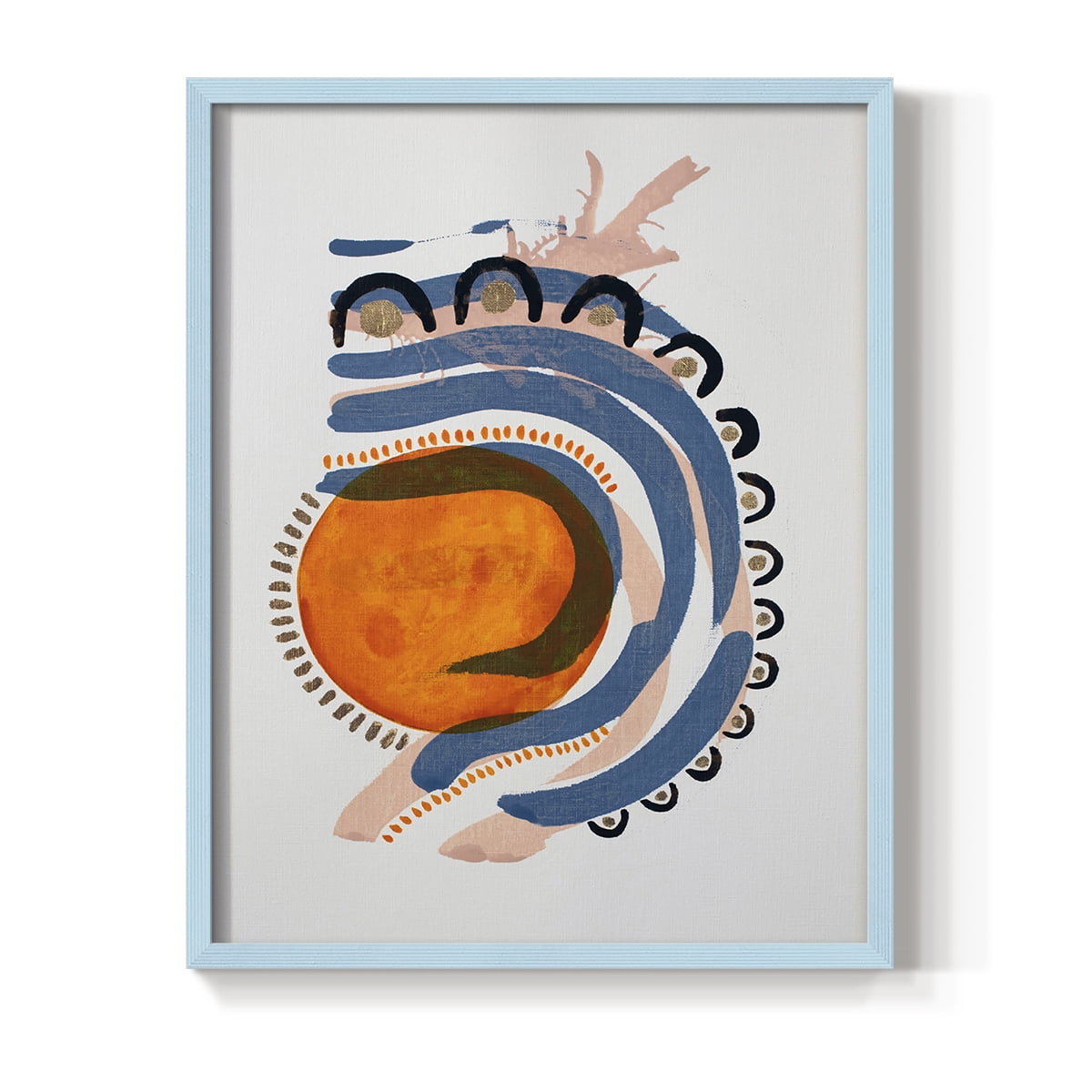 Weekend Car Rides Framed Print in Blue Solid Wood 11 x 14 Framed Print