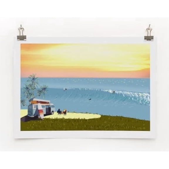 Weekend Explorer Surf Poster, Poster Only