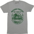 thumbnail image 1 of Weekend Forecast 100% Chance Of Farming Funny Farmer Men's T-Shirt, 1 of 4