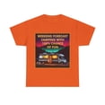 thumbnail image 1 of Weekend Forecast Camping With 100% Chance Of Fun RV Heavy Cotton T-Shirt, 1 of 4