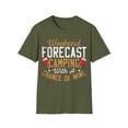 thumbnail image 1 of Weekend Forecast Camping with a Chance of Wine - Funny Camp Unisex T-Shirt, 1 of 4