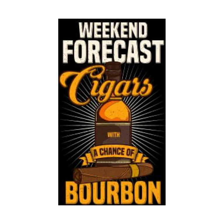 Weekend Forecast Cigars With A Chance Of Scotch T-Shirt Weekend Forecast Cigars With A Chance Of Scotch T-Shirt