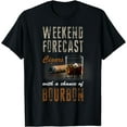 thumbnail image 1 of Weekend Forecast Cigars with Chance Bourbon Tshirt Gift Men, 1 of 4