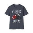 thumbnail image 1 of Weekend Forecast Football Auburn | Game Day | Sunday Funday | Alabama | Football Mom Unisex Softstyle T-Shirt, 1 of 4