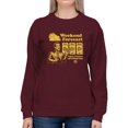 thumbnail image 1 of Weekend Forecast Graphic - Churro Fun Design Women's Sweatshirt, 1 of 4