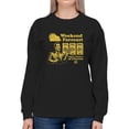 thumbnail image 1 of Weekend Forecast Graphic - Churro Fun Design Women's Sweatshirt, 1 of 4