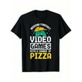 thumbnail image 1 of Weekend Forecast Video Games And Pizza TShirt Boy'S Tee Youth Tees Casual Lightweight Comfy Short Sleeve Crew Neck Tee Tops, Kids Clothings, 1 of 6